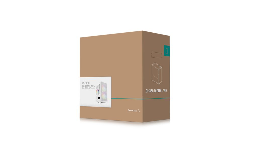 Vỏ case DEEPCOOL CH360 DIGITAL - WHITE