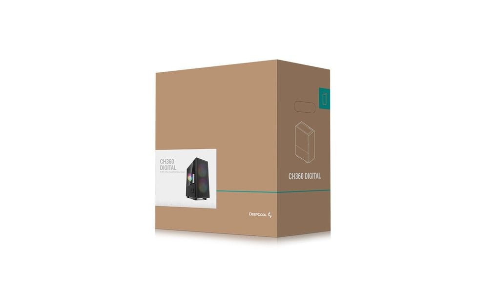 Vỏ case DEEPCOOL CH360 DIGITAL - BLACK
