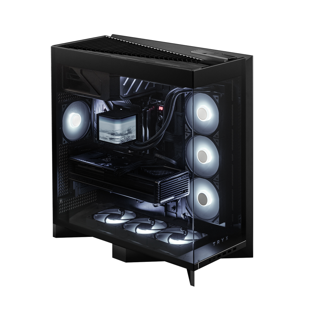 Vỏ Case TRYX LUCA L70 - BLACK (E-ATX/ Mid Tower/ Màu Đen)