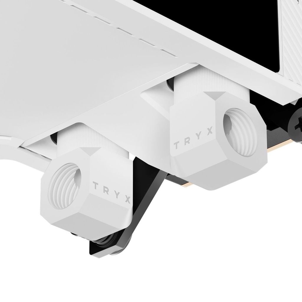 Block nước CPU Tryx PANORAMA WB - White (Kèm màn AMOLED 2K)