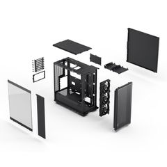 Vỏ Case Fractal Design Epoch Black TG Light Tint