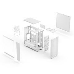 Vỏ Case Fractal Design Epoch White TG Clear tint