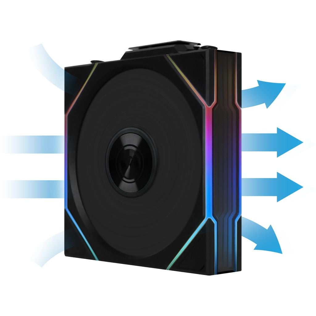 Fan Case Lian Li Uni Fan TL Wireless 120 | Single Pack - Black (Quạt Lẻ/Không LCD)