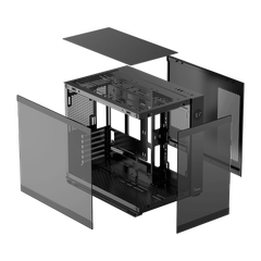 Vỏ Case Ocypus Iota C70 ARGB - BLACK (Kèm 6 Fan ARGB)