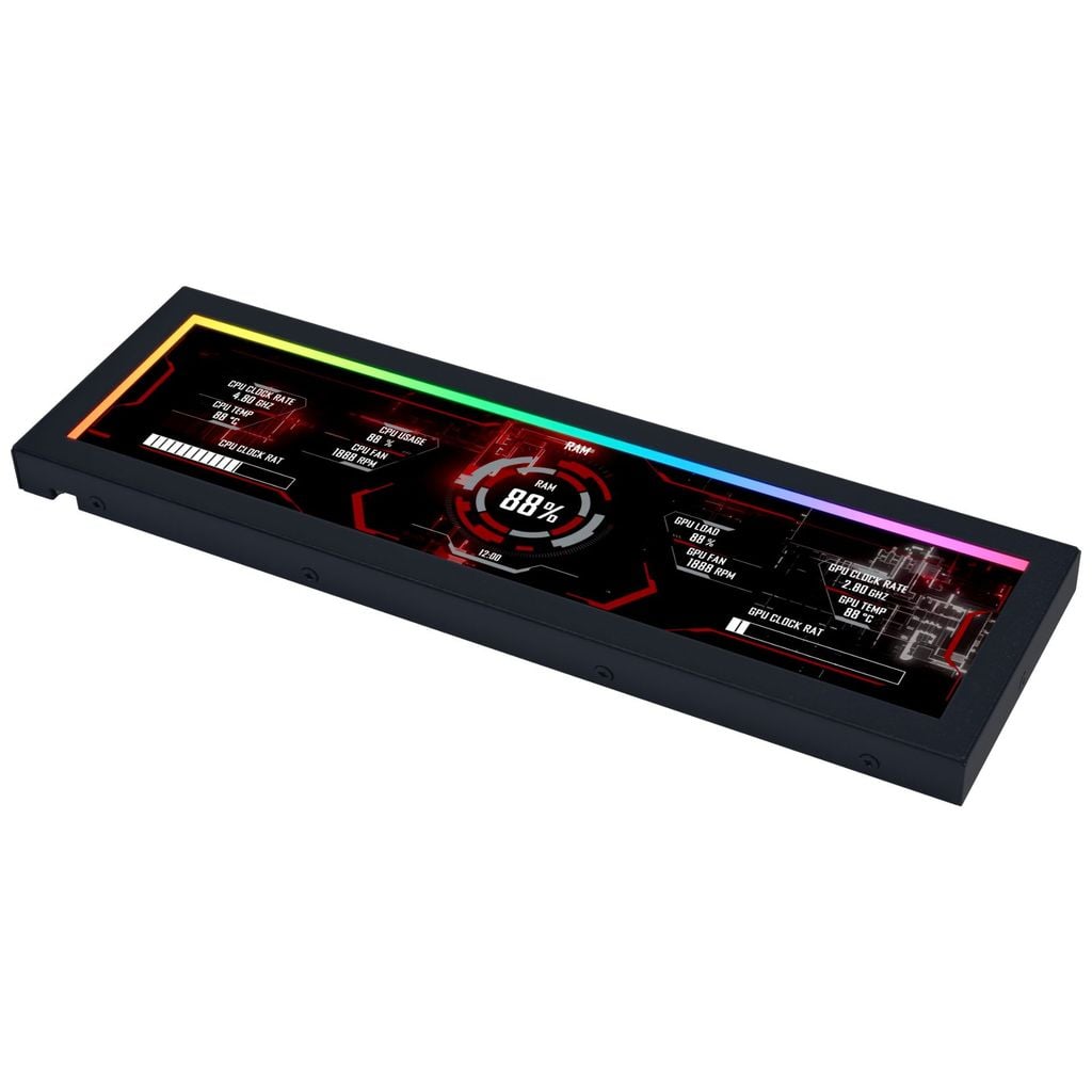 Màn hình LCD IPS Lian Li 8.8″ Universal Screen (US88v1) Black | White (Màn phụ đa năng/kết nối USB)