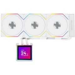 Tản Nhiệt Nước AIO Lian Li HYDROSHIFT II LCD-S 360 TL Wireless Fans - WHITE