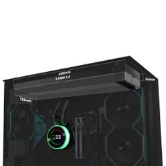 Tản nhiệt nước AIO Lian Li HydroShift II LCD-C 360N - BLACK (ĐEN/KHÔNG QUẠT)