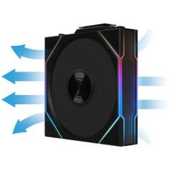 Fan Case Lian Li Uni Fan TL Wireless 120 | Single Pack - Black (Quạt Lẻ/Không LCD)
