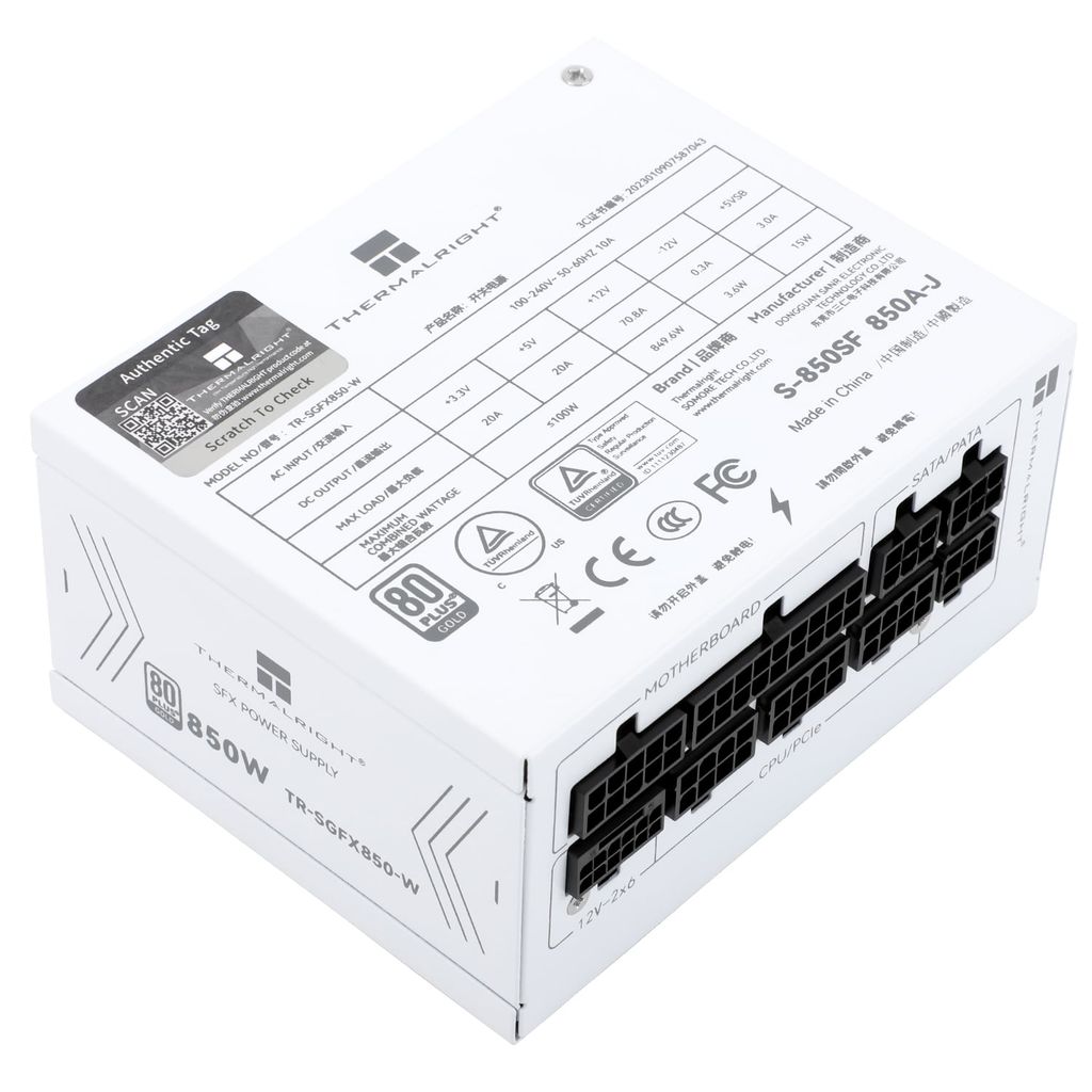 NGUỒN PSU THERMALRIGHT SGFX 850W - WHITE