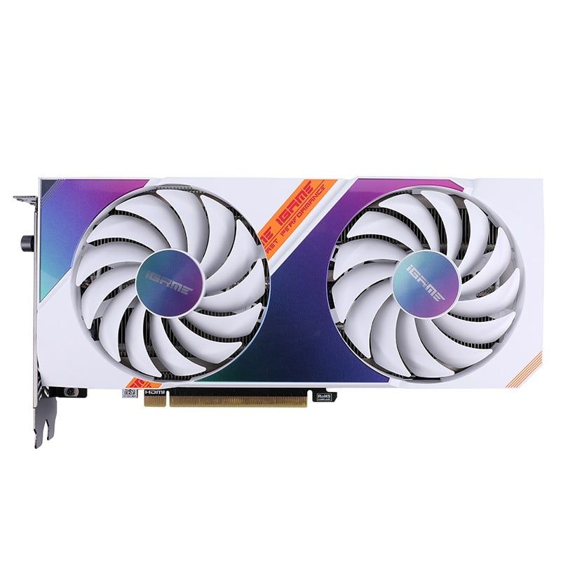CARD ĐỒ HỌA Colorful iGame RTX 3050 Ultra DUO OC V2-V 8GB - WHITE