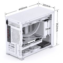 Vỏ Case Jonsbo D31 STD White
