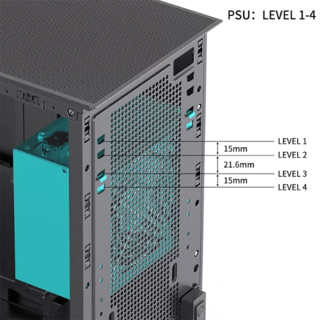 Vỏ case máy tính Jonsbo D41 MESH - BLACK