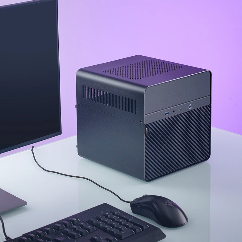 Vỏ case máy tính Jonsbo N2 - BLACK (ITX, Màu Đen)