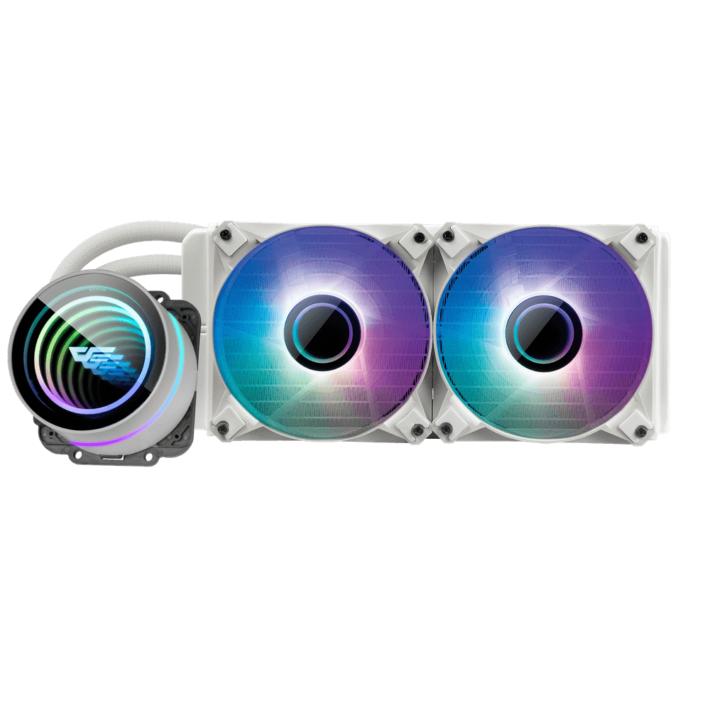 Tản Nhiệt Nước AIO DarkFlash DXV2.6 240 Liquid CPU Cooler - WHITE
