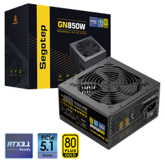 Nguồn SEGOTEP GN850W 80 Plus Gold ATX3.0 + PCIE 5.0 - BLACK
