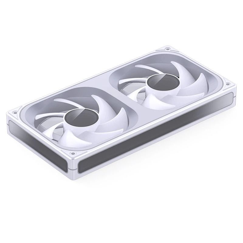 Quạt Fan case JONSBO ZB-240W | ZB-240WR LED ARGB - WHITE  (CÁNH THUẬN / NGƯỢC)