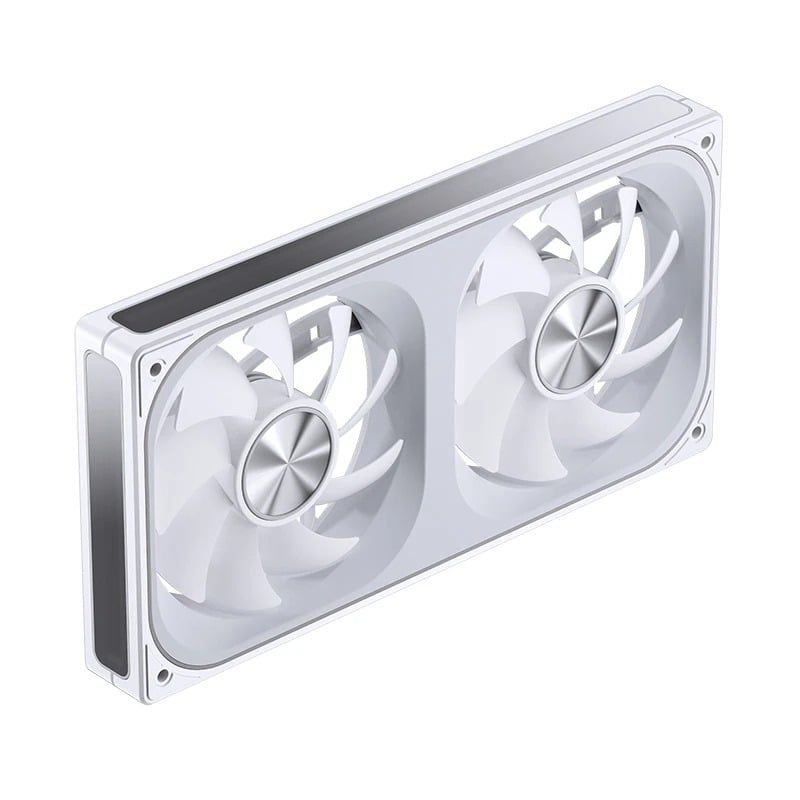 Quạt Fan case JONSBO ZA-240W | ZA-240WR LED ARGB - WHITE  (CÁNH THUẬN / NGƯỢC)