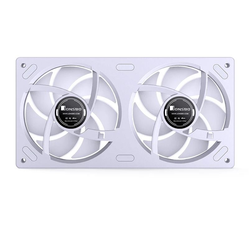Quạt Fan case JONSBO ZB-240W | ZB-240WR LED ARGB - WHITE  (CÁNH THUẬN / NGƯỢC)