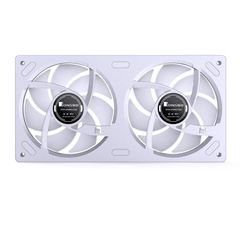 Quạt Fan case JONSBO ZB-240W | ZB-240WR LED ARGB - WHITE  (CÁNH THUẬN / NGƯỢC)