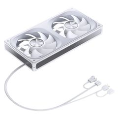 Quạt Fan case JONSBO ZA-240W | ZA-240WR LED ARGB - WHITE  (CÁNH THUẬN / NGƯỢC)