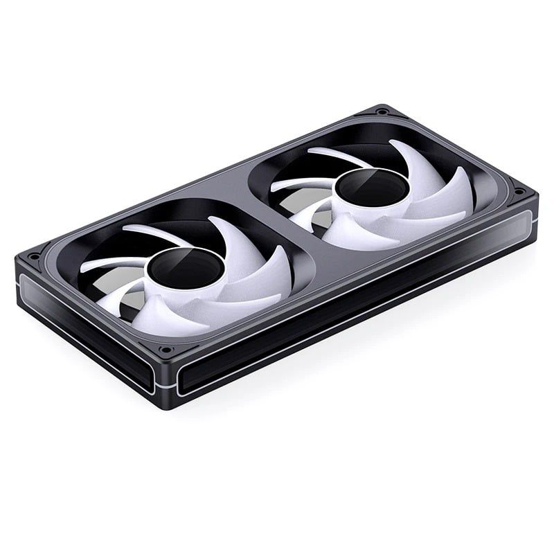 Quạt Fan case JONSBO ZB-240B | ZB-240BR LED ARGB - BLACK  (CÁNH THUẬN / NGƯỢC)