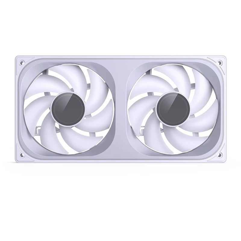 Quạt Fan case JONSBO ZB-240W | ZB-240WR LED ARGB - WHITE  (CÁNH THUẬN / NGƯỢC)