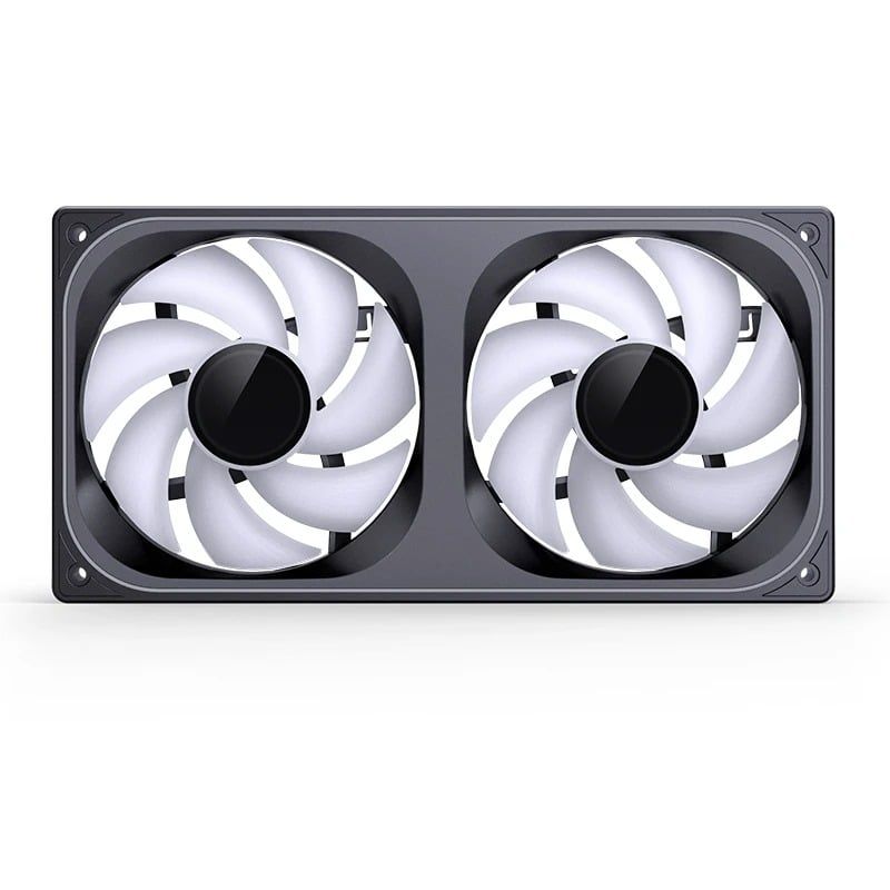 Quạt Fan case JONSBO ZB-240B | ZB-240BR LED ARGB - BLACK  (CÁNH THUẬN / NGƯỢC)