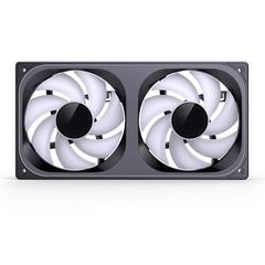 Quạt Fan case JONSBO ZB-240B | ZB-240BR LED ARGB - BLACK  (CÁNH THUẬN / NGƯỢC)