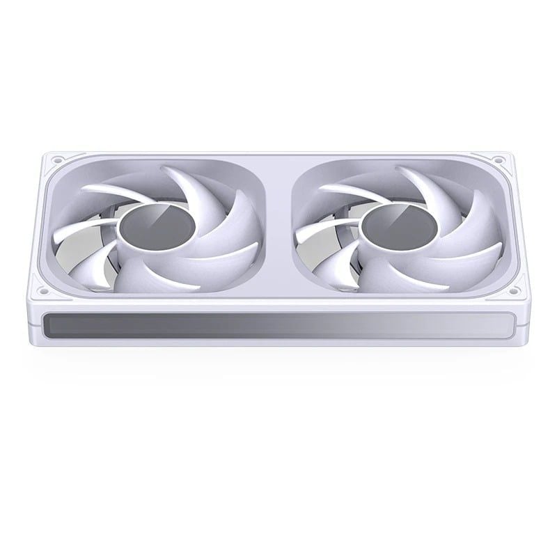Quạt Fan case JONSBO ZB-240W | ZB-240WR LED ARGB - WHITE  (CÁNH THUẬN / NGƯỢC)