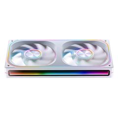 Quạt Fan case JONSBO ZA-240W | ZA-240WR LED ARGB - WHITE  (CÁNH THUẬN / NGƯỢC)