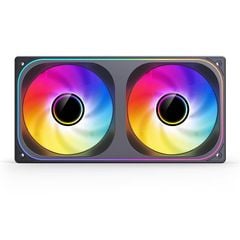 Quạt Fan case JONSBO ZB-240B | ZB-240BR LED ARGB - BLACK  (CÁNH THUẬN / NGƯỢC)