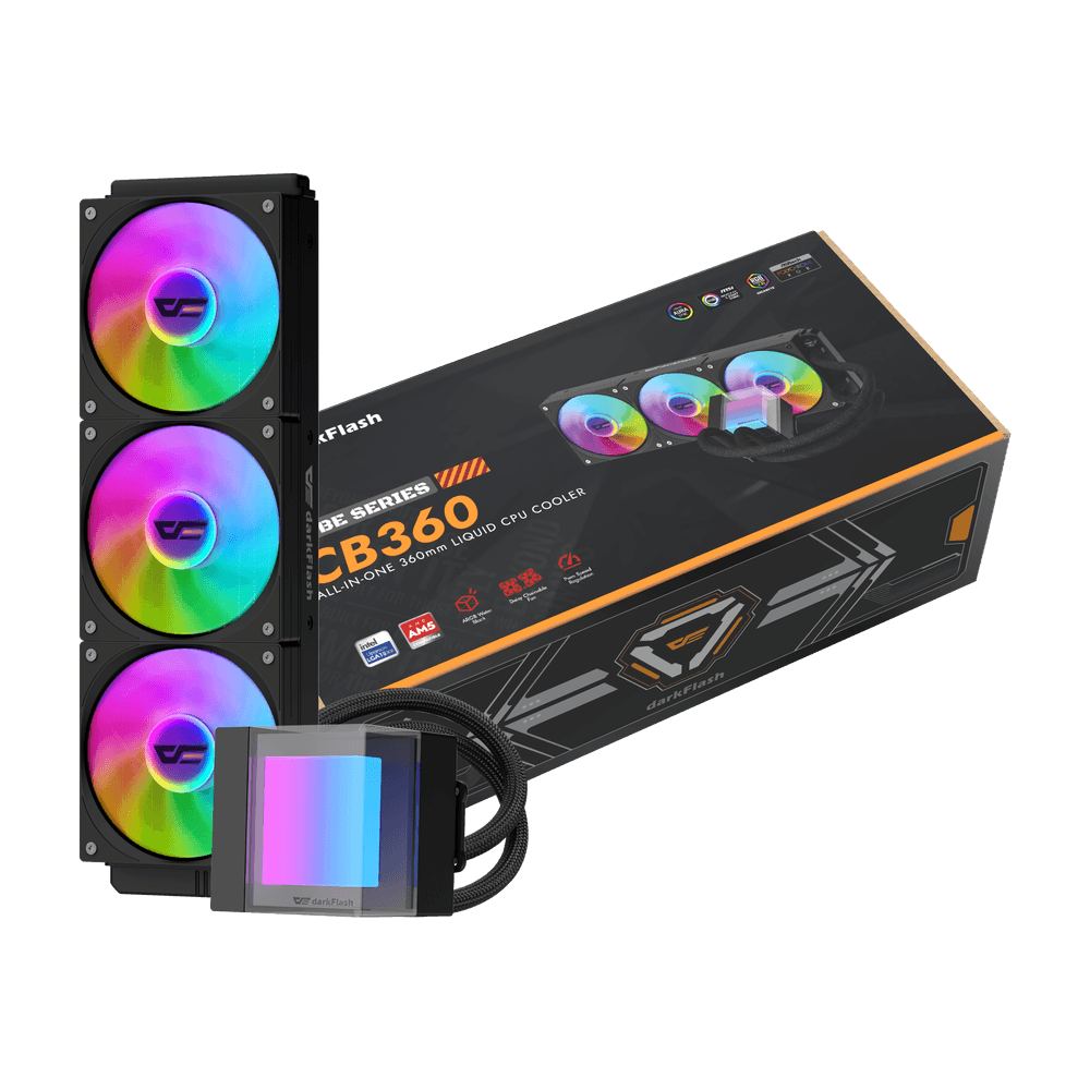 Tản nhiệt nước AIO Darkflash CB-360 - BLACK