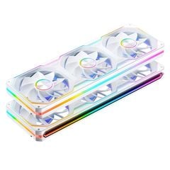 QUẠT TẢN NHIỆT JONSBO XA-360W | XA-360WR - WHITE (CÁNH THUẬN/ NGƯỢC)