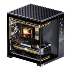 Vỏ case máy tính Jonsbo D34 - BLACK | Mini ITX, Matx, Màu Đen
