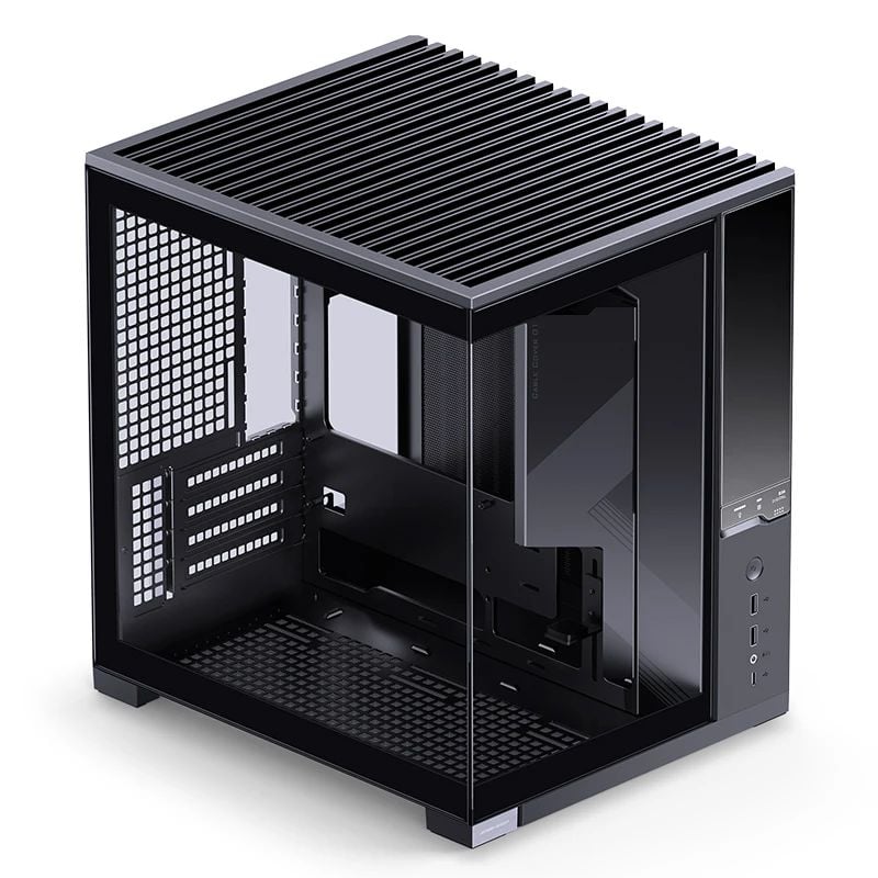 Vỏ case máy tính Jonsbo D34 - BLACK | Mini ITX, Matx, Màu Đen