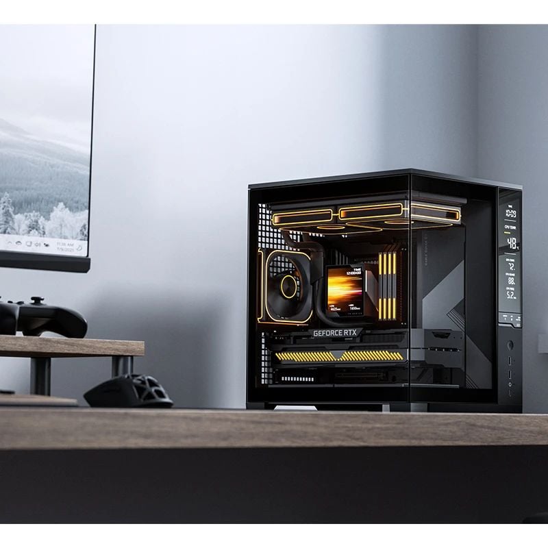 Vỏ case máy tính Jonsbo D34 - BLACK | Mini ITX, Matx, Màu Đen