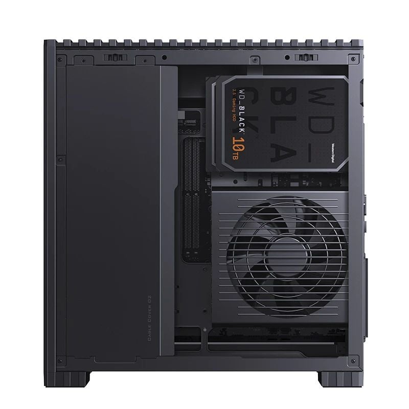 Vỏ case máy tính Jonsbo D34 - BLACK | Mini ITX, Matx, Màu Đen