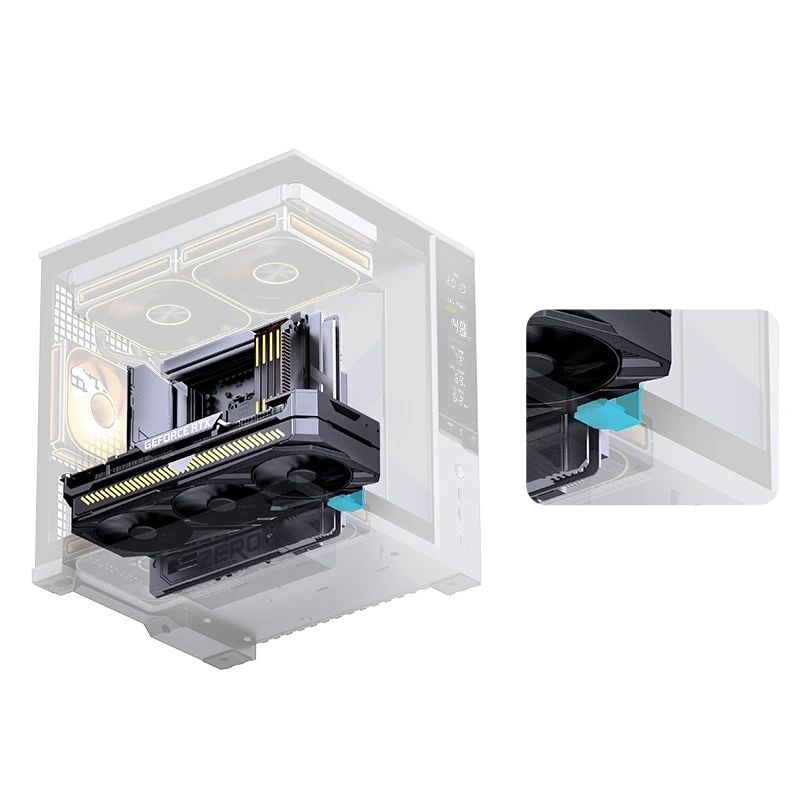 Vỏ case máy tính Jonsbo D34 - BLACK | Mini ITX, Matx, Màu Đen