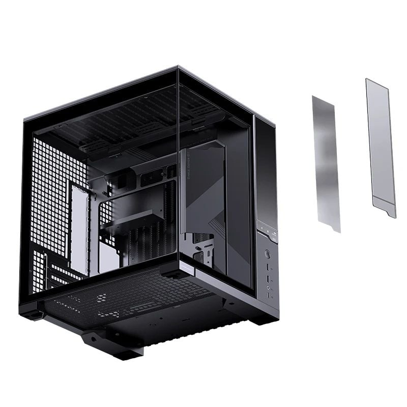 Vỏ case máy tính Jonsbo D34 - BLACK | Mini ITX, Matx, Màu Đen