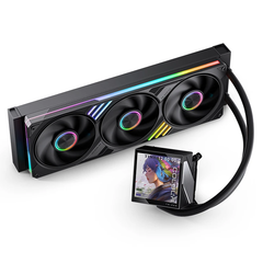 Tản nhiệt nước AIO Jonsbo TM-360 LCD ARGB - BLACK | 360mm