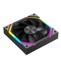 Quạt Fan case Jungle Leopard GALAXY 120 ARGB - BLACK (12cm/PWM/Sync LED 5V/Cánh thuận/Cánh ngược)