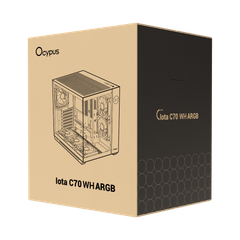 Vỏ Case Ocypus Iota C70 ARGB - WHITE (Kèm 6 Fan ARGB)