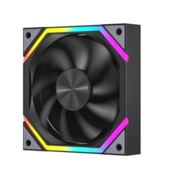 Quạt Fan case Jungle Leopard GALAXY 120 ARGB - BLACK (12cm/PWM/Sync LED 5V/Cánh thuận/Cánh ngược)