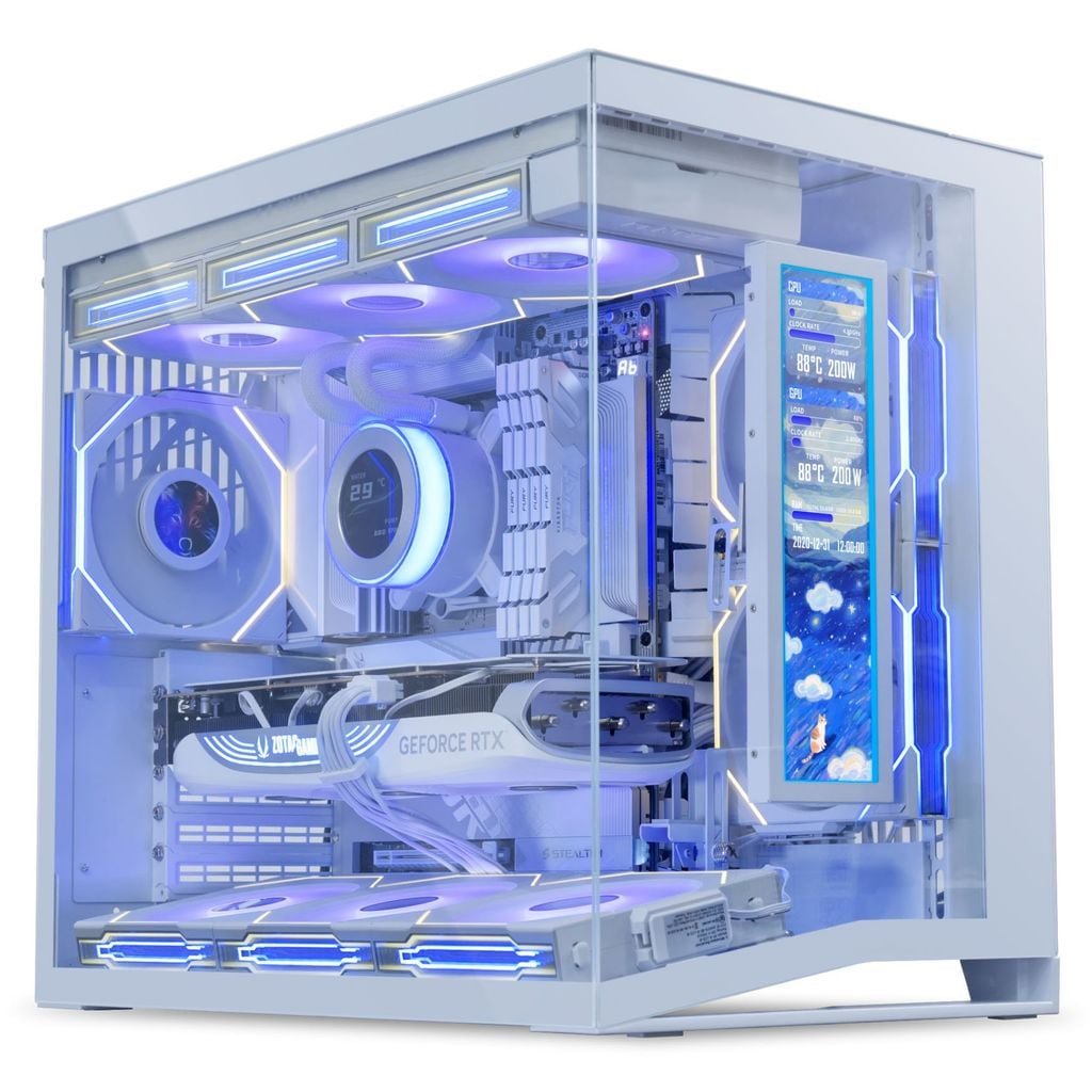 Màn hình LCD IPS Lian Li 8.8″ Universal Screen (US88v1) Black | White (Màn phụ đa năng/kết nối USB)