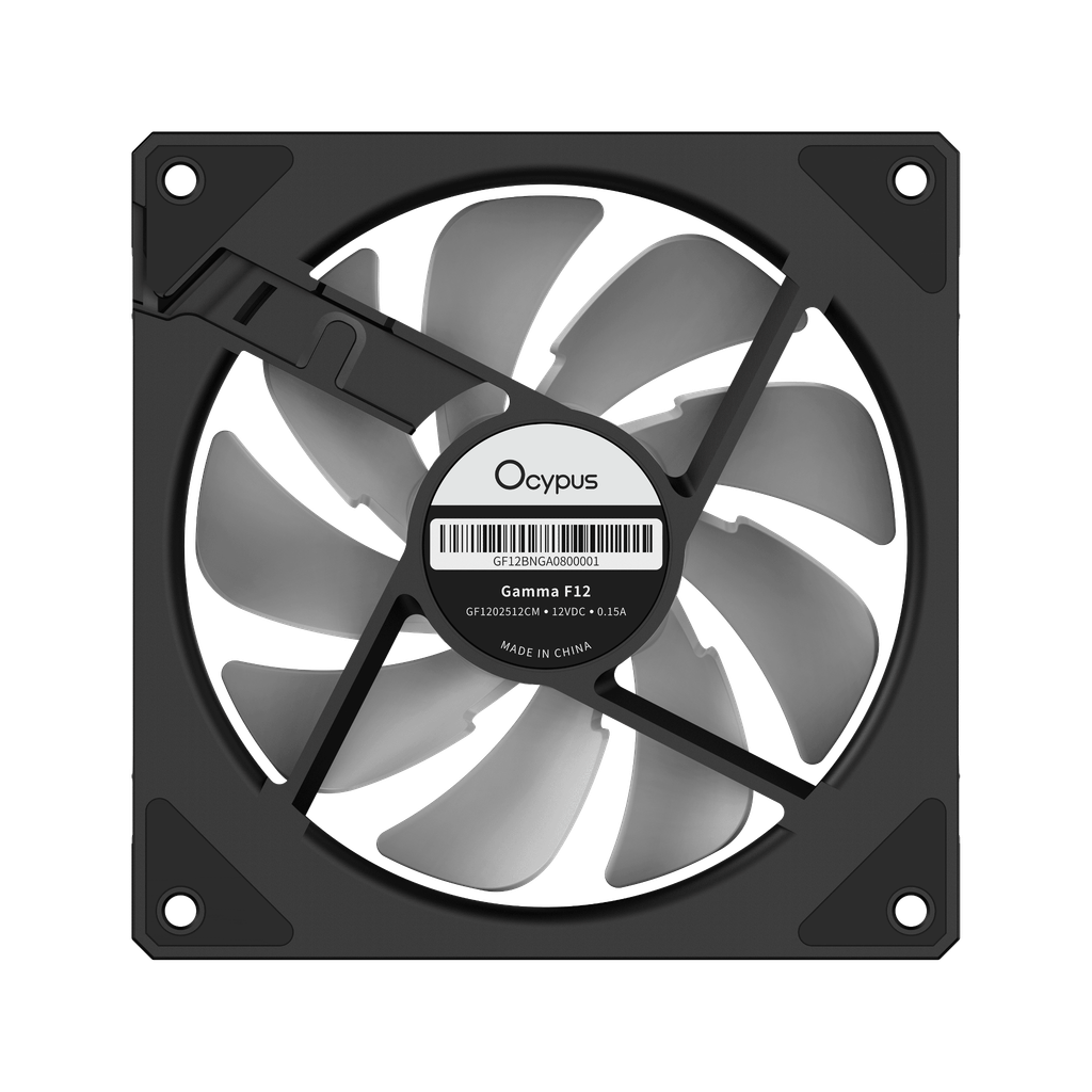 Quạt Tản Nhiệt Fan Case Ocypus Industrial Gamma F12 ARGB Fan - BLACK