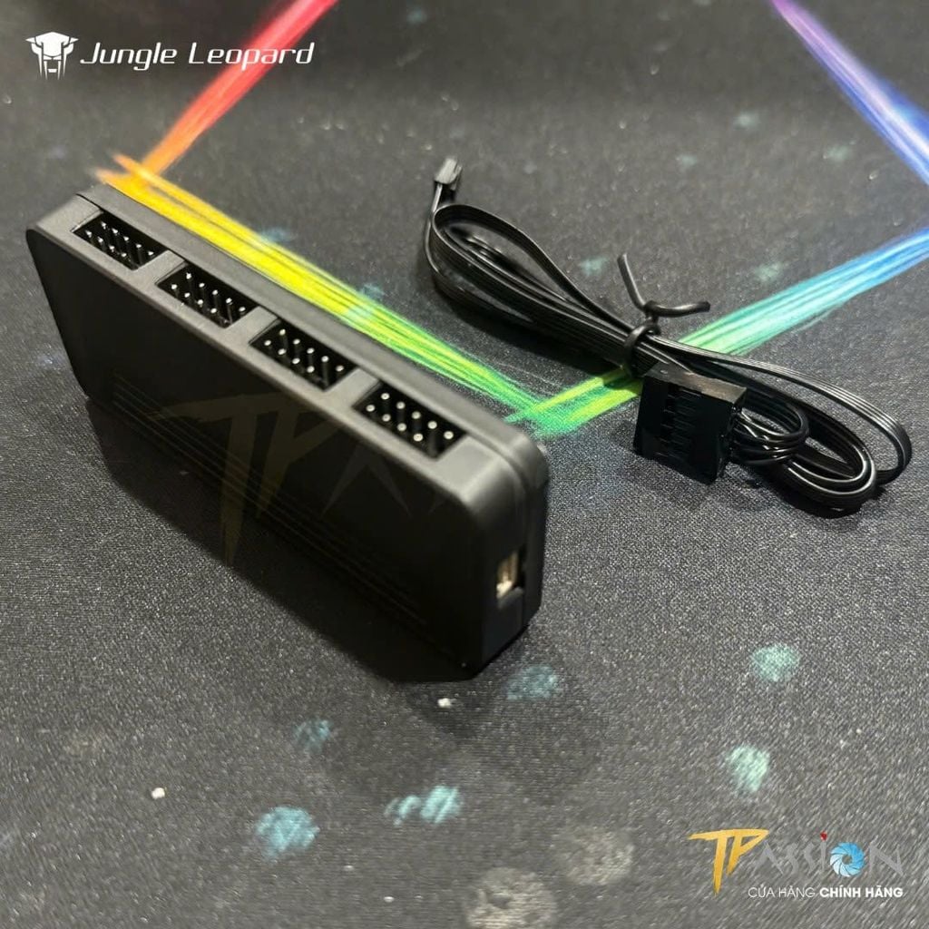 Hub cấp nguồn và chia USB trên Mainboard Leopard - BLACK/ WHITE