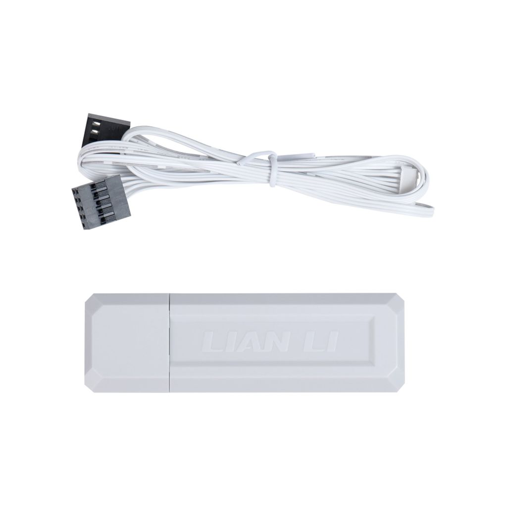 Fan Case LIAN LI UNI FAN SL WIRELESS LCD 120 | SINGLE PACK - WHITE (1 QUẠT LCD - CÁNH THUẬN)