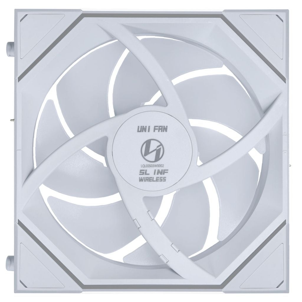 Fan Case Lian Li SL Infinity WIRELESS 120 | REVERSE - WHITE (TRẮNG/CÁNH NGƯỢC)