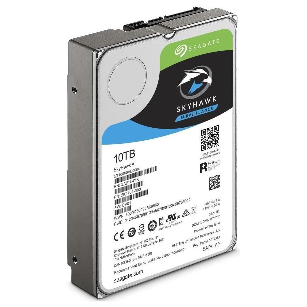 Ổ cứng HDD Seagate Skyhawk AI 10TB ST10000VE001 (3.5Inch/ 7200rpm/ Cache 256MB/ SATA3)
