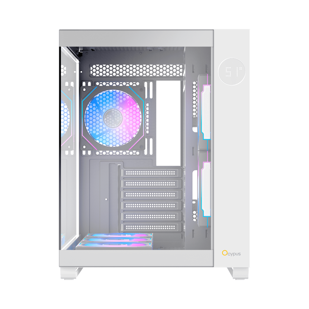 Vỏ Case Ocypus Iota C70 ARGB - WHITE (Kèm 6 Fan ARGB)